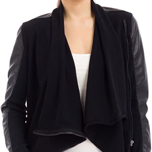 Blank NYC faux leather zip up - Picture 4 of 4